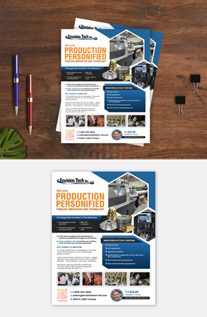 Diseño de Flyer por debdesign para Envision Tech Inc | Diseño: #32520512
