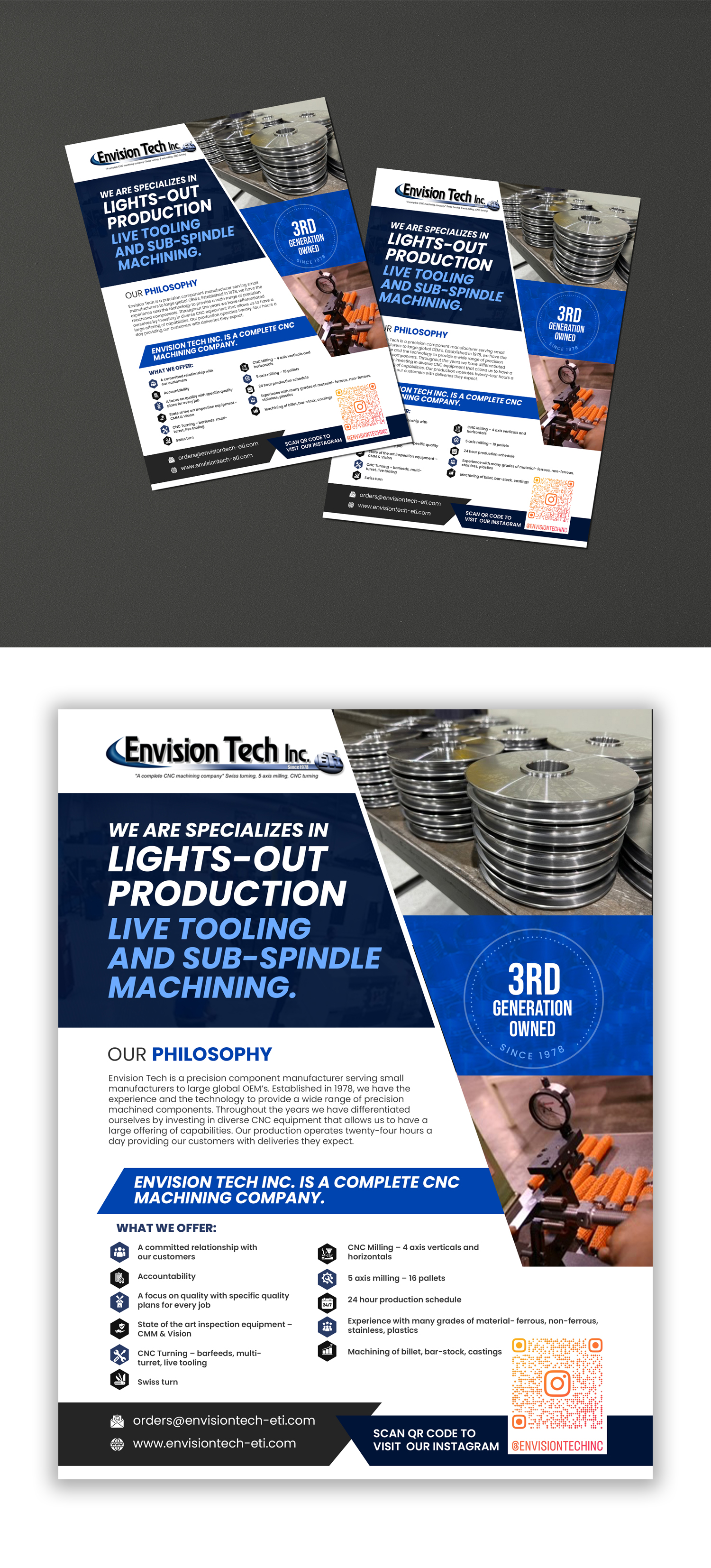 Flyer Design by debdesign for Envision Tech Inc | Design #32527817