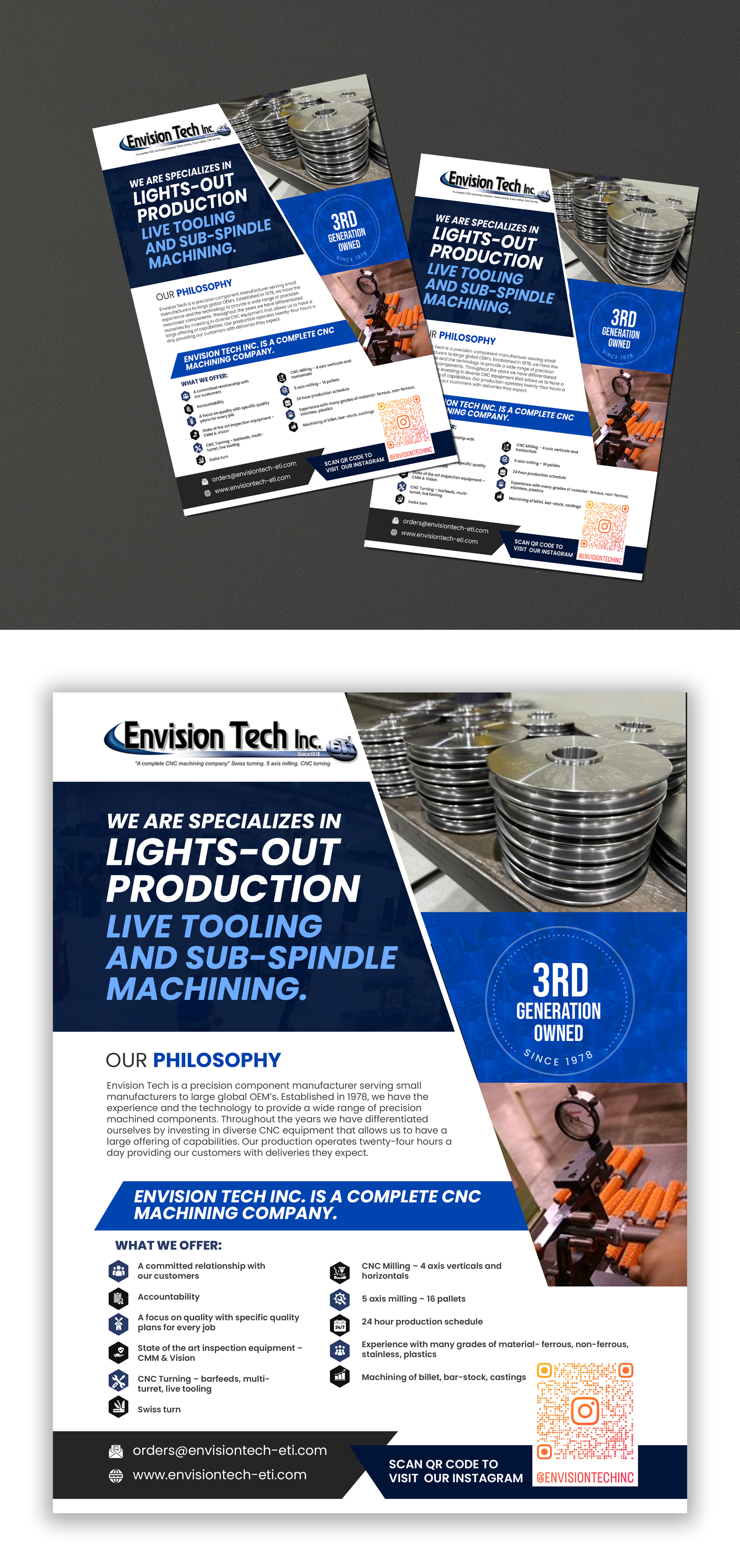 Flyer Design by debdesign for Envision Tech Inc | Design #32527843