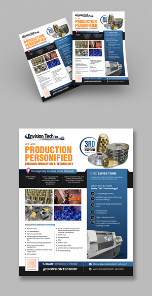 Diseño de Flyer por debdesign para Envision Tech Inc | Diseño: #32535610
