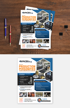 Diseño de Flyer por debdesign para Envision Tech Inc | Diseño: #32535650