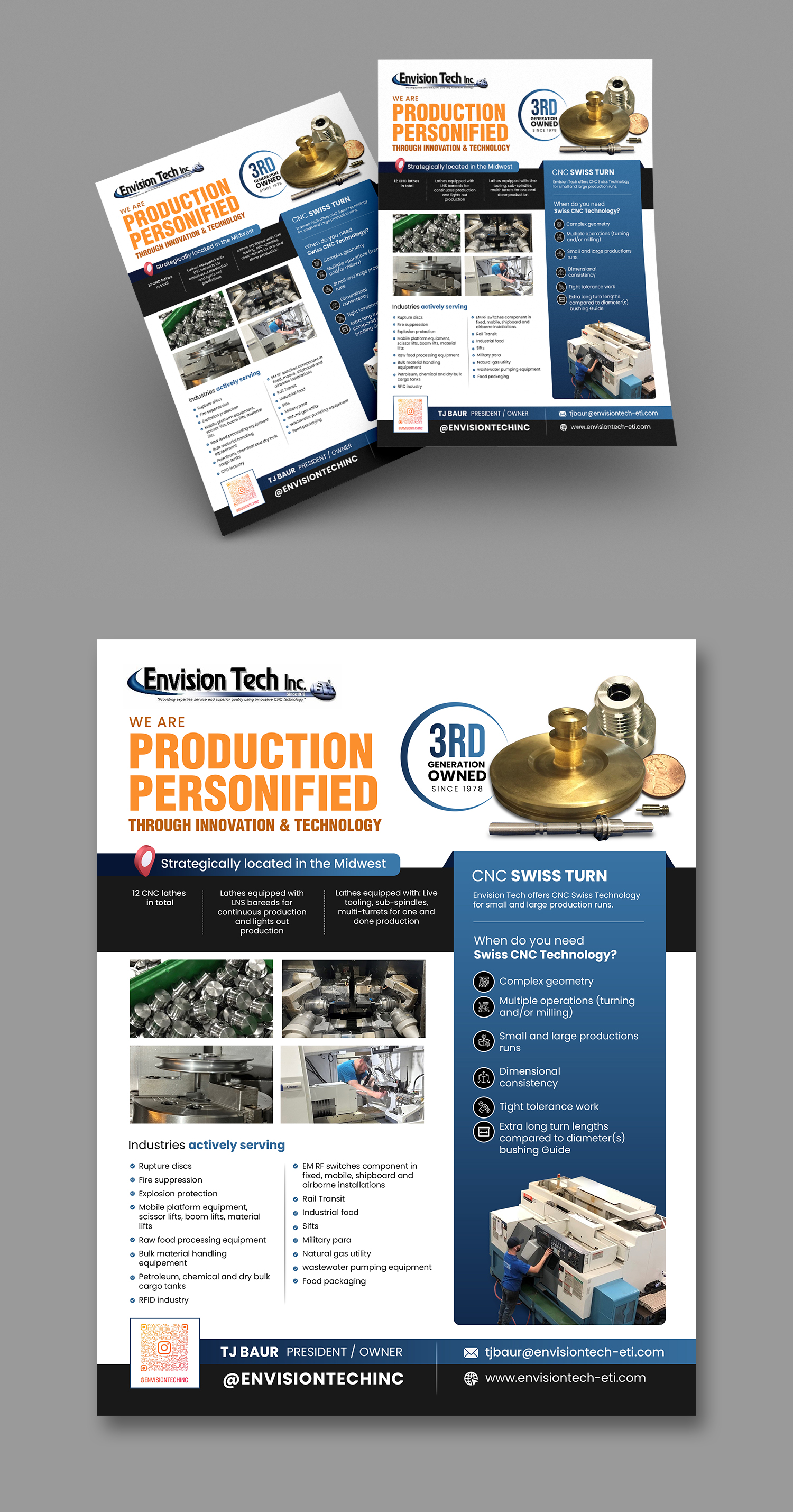 Flyer Design by debdesign for Envision Tech Inc | Design #32544532