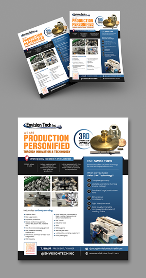 Flyer Design by debdesign for Envision Tech Inc | Design: #32544532