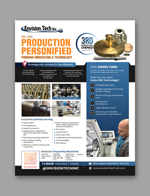 Diseño de Flyer por debdesign para Envision Tech Inc | Diseño: #32602596