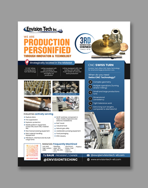 Diseño de Flyer por debdesign para Envision Tech Inc | Diseño: #32612029