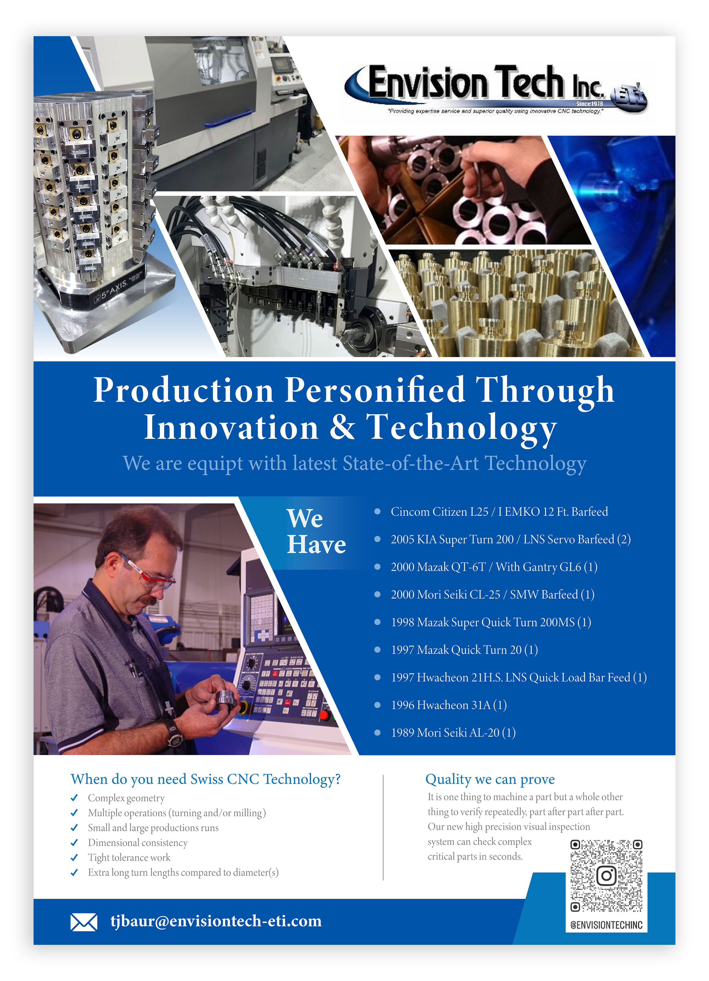 Flyer Design by Impressive Designs for Envision Tech Inc | Design #32511295