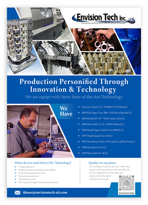 Flyer Design by Impressive Designs for Envision Tech Inc | Design: #32511295