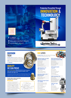 Design de Flyer par Graphic Guy pour Envision Tech Inc | Design #32498396