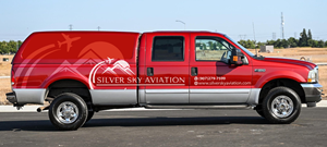 Car Wrap Design by Kira.graphics for Silver Sky Aviation | Design #32533253