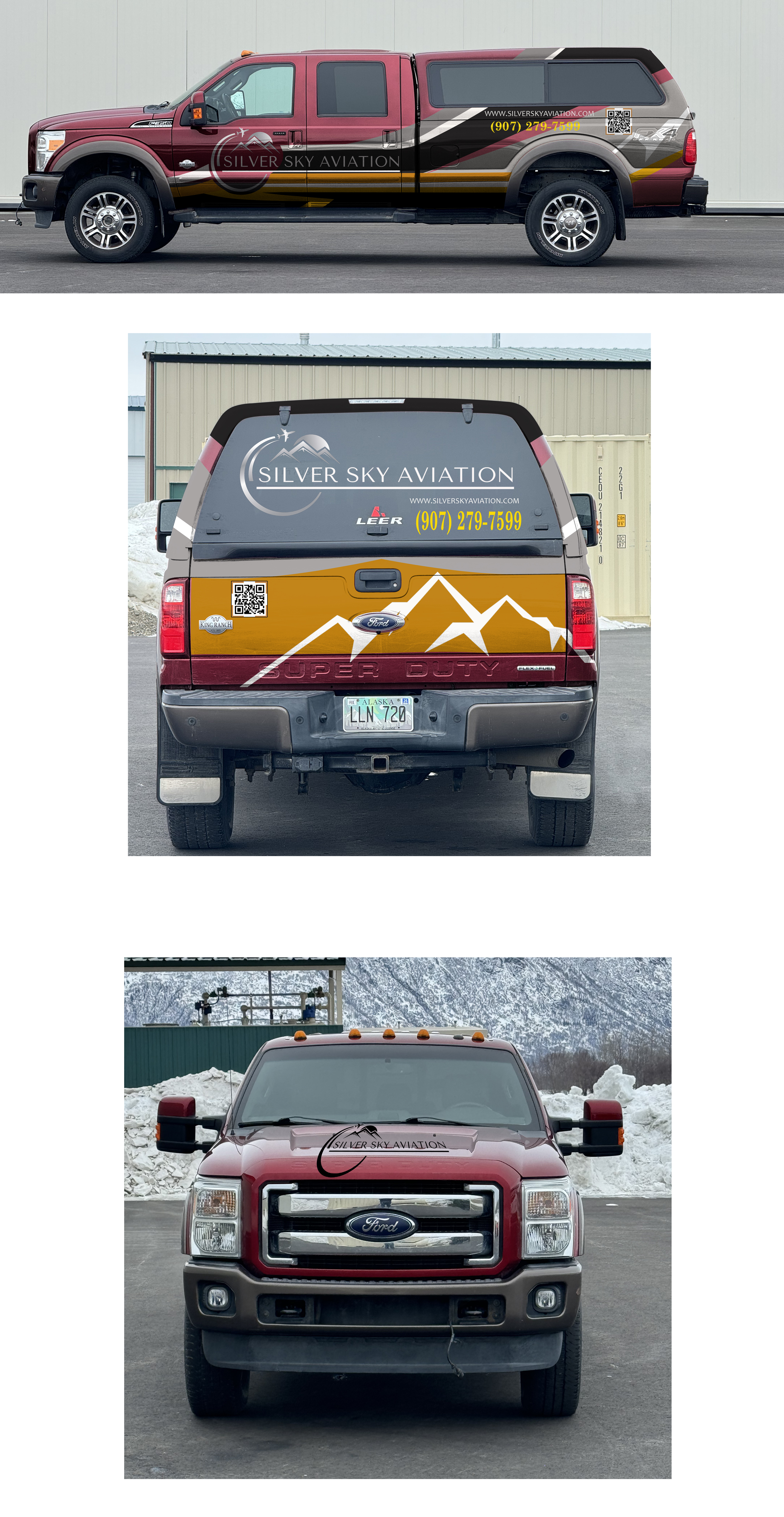 Car Wrap Design by Martin Prihatna for Silver Sky Aviation | Design #32531277