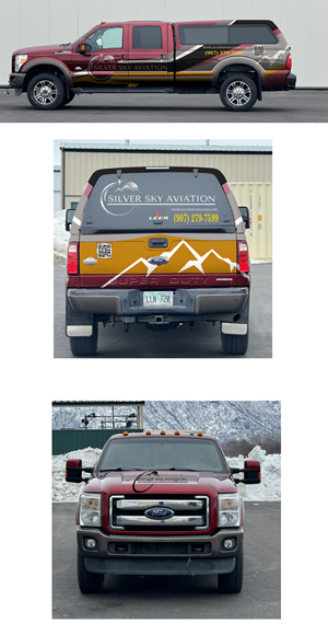 Car Wrap Design by Martin Prihatna for Silver Sky Aviation | Design #32531277