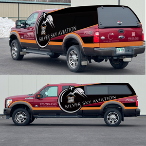 Car Wrap Design by Fine Graphics House for Silver Sky Aviation | Design: #32529898