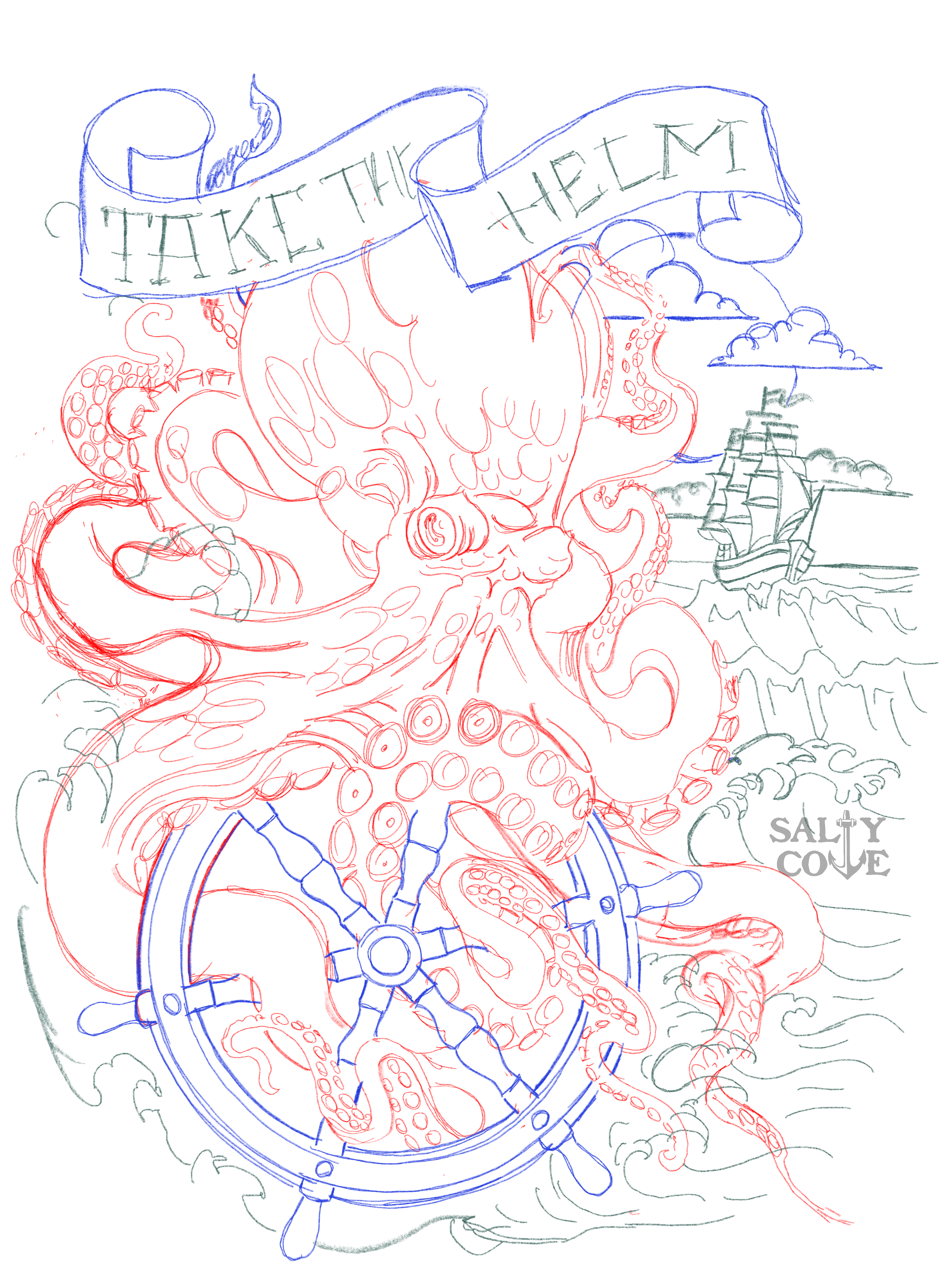 T-shirt Design by Kasey Smith for Salty Cove Customs | Design #32799431