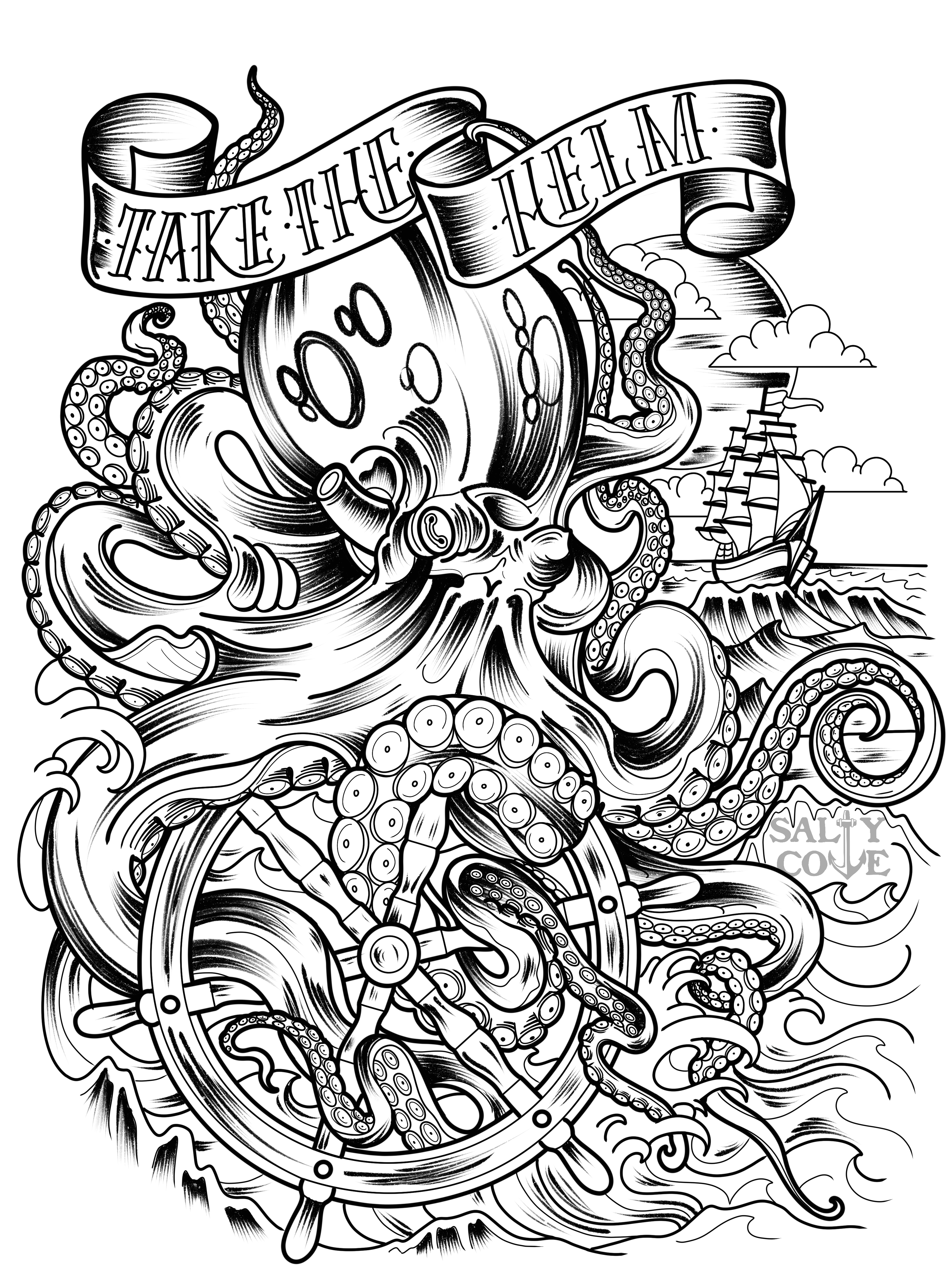 T-shirt Design by Kasey Smith for Salty Cove Customs | Design #32804779