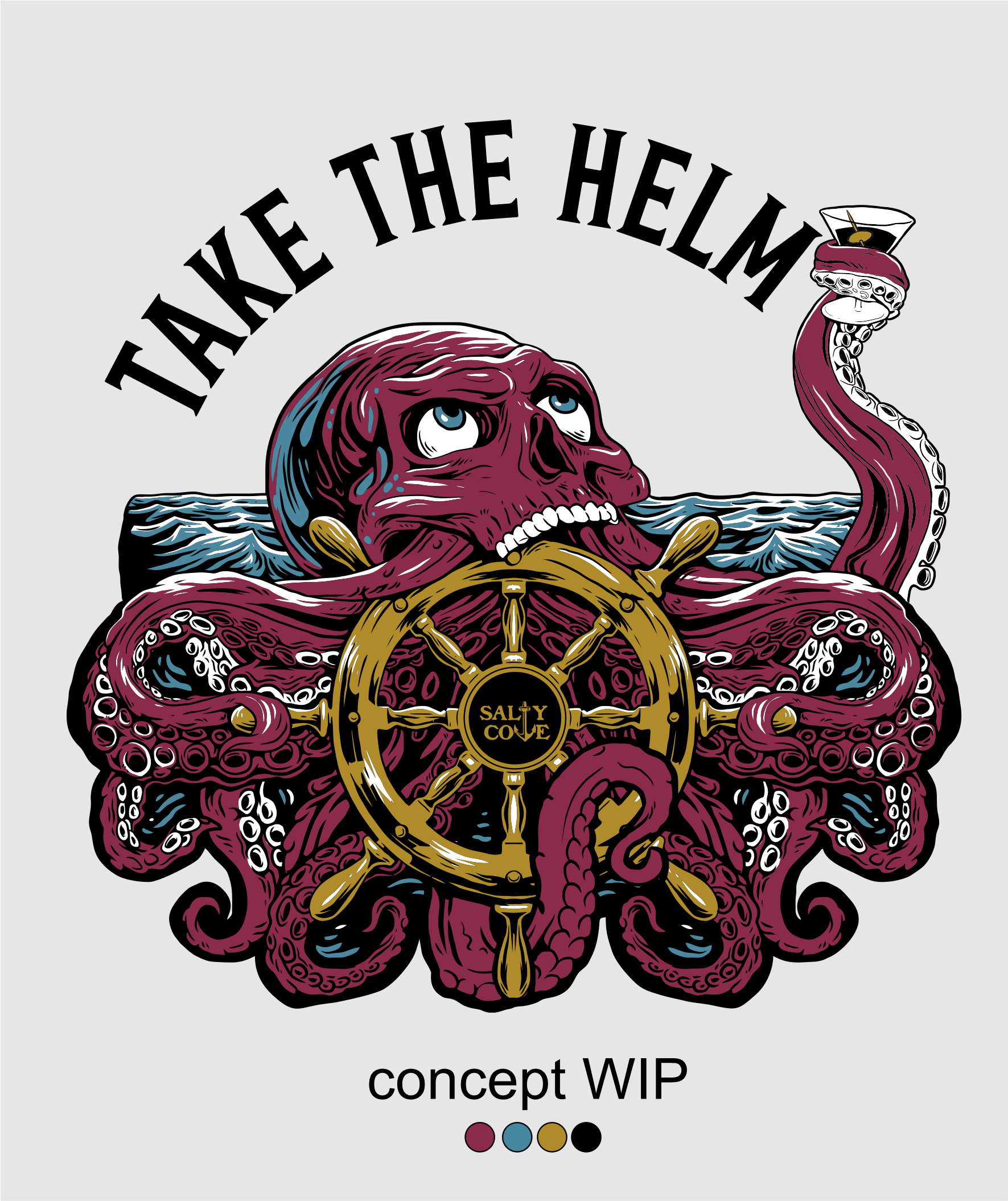 T-shirt Design by Yakuza20 for Salty Cove Customs | Design #32550171