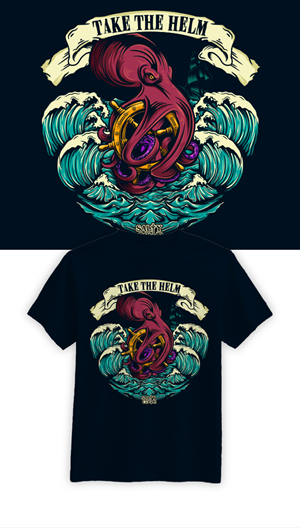 T-shirt Design by HELLOCRUNK for Salty Cove Customs | Design: #32703843