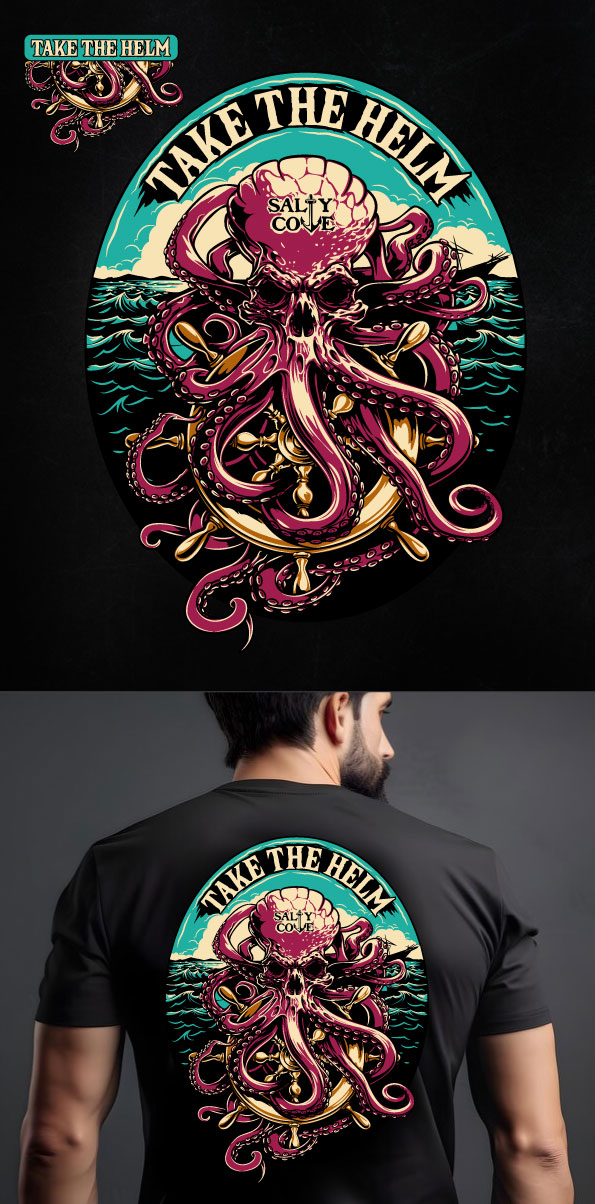 T-shirt Design by ally designs for Salty Cove Customs | Design #32506974