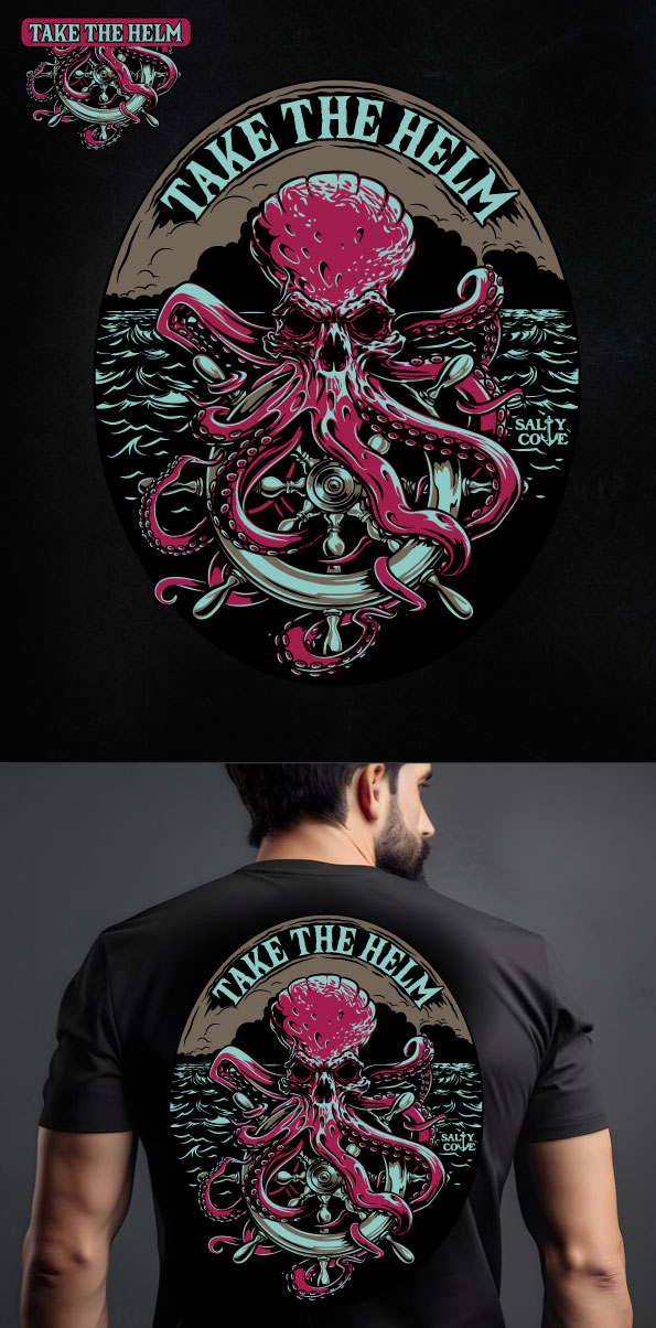 T-shirt Design by ally designs for Salty Cove Customs | Design #32513991