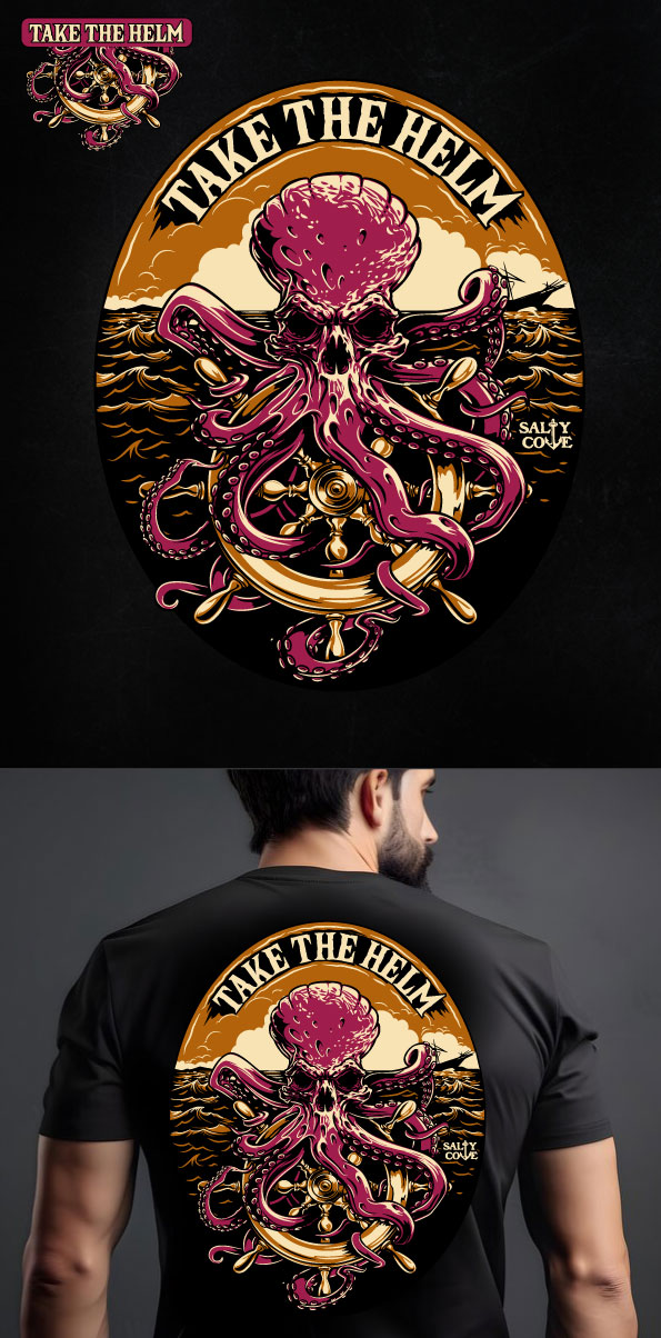 T-shirt Design by ally designs for Salty Cove Customs | Design #32513993