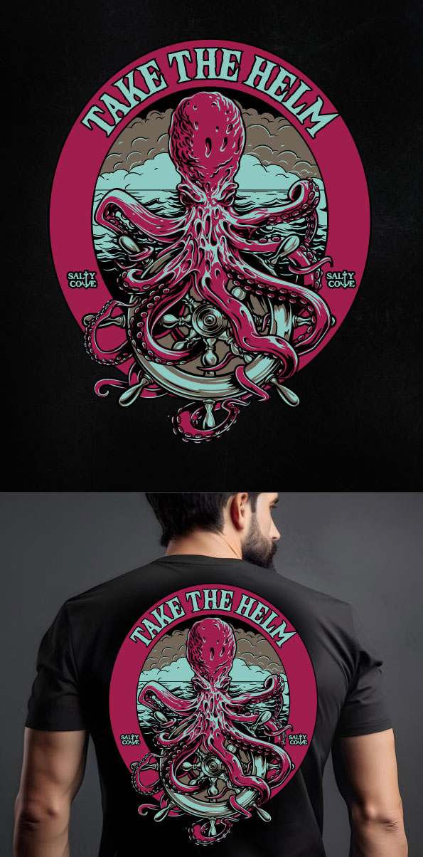 T-shirt Design by ally designs for Salty Cove Customs | Design #32523486