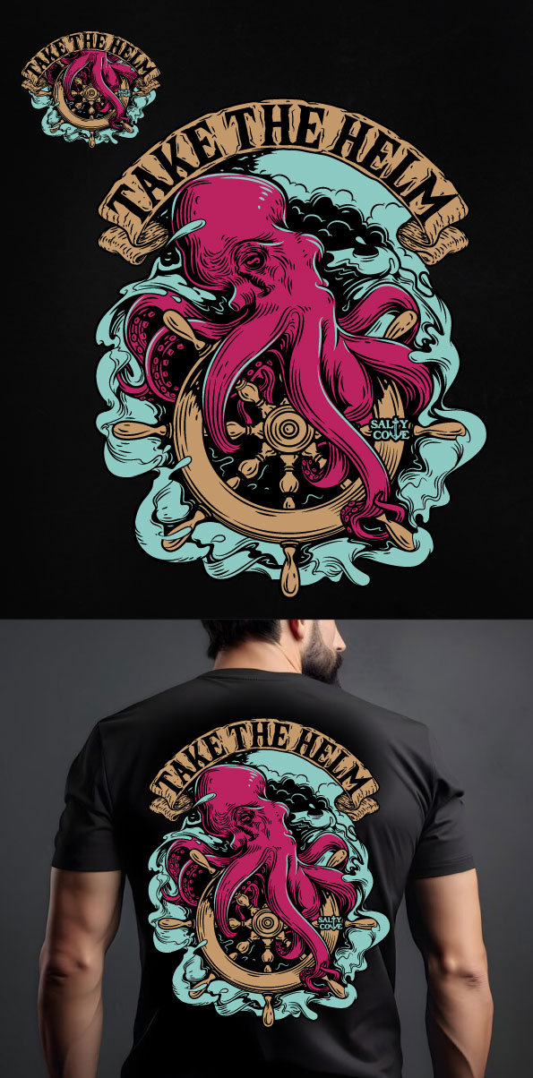 T-shirt Design by ally designs for Salty Cove Customs | Design #32542988