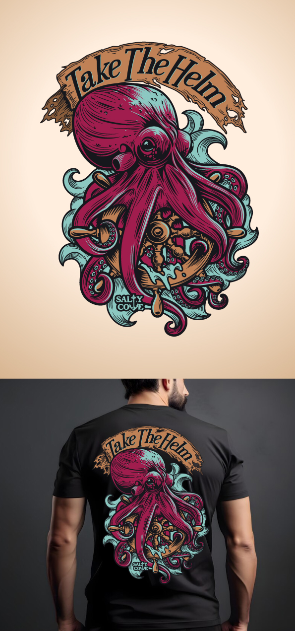 T-shirt Design by ally designs for Salty Cove Customs | Design #32542989