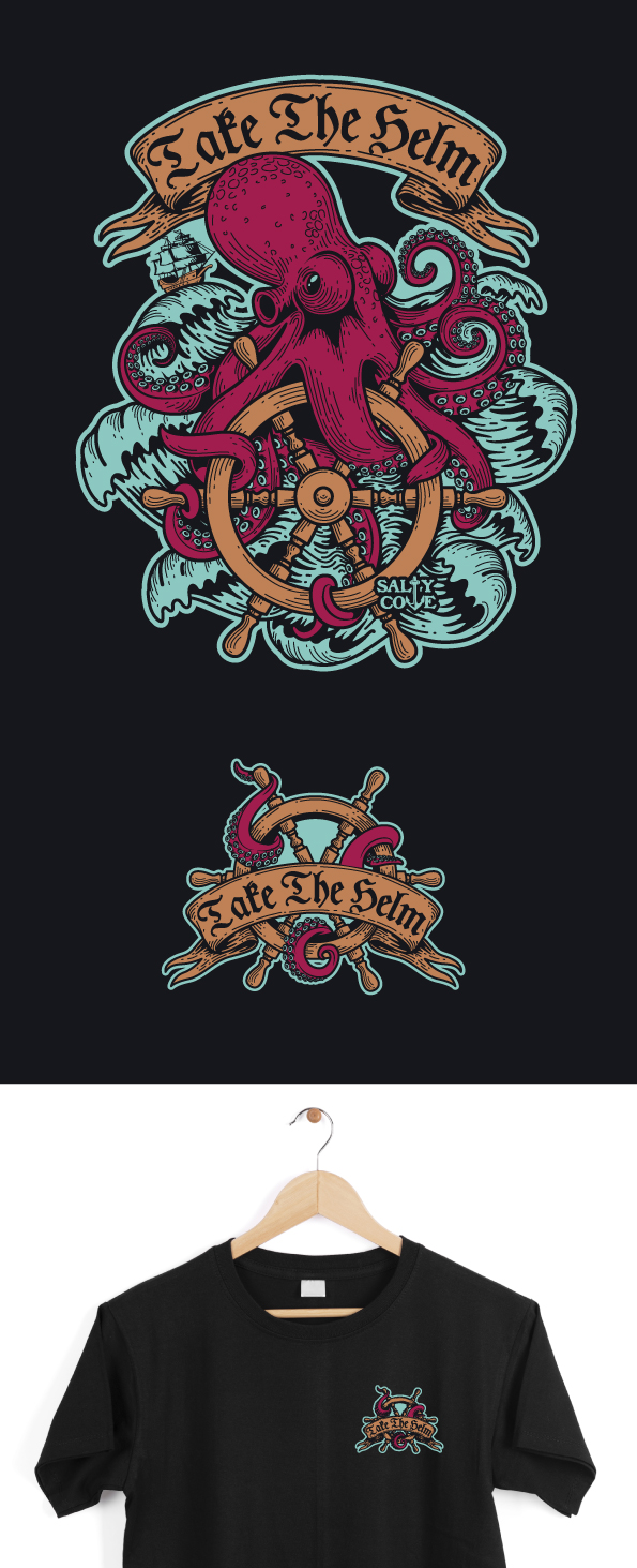 T-shirt Design by ally designs for Salty Cove Customs | Design #32764800