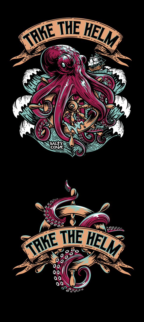 T-shirt Design by ally designs for Salty Cove Customs | Design #32814557
