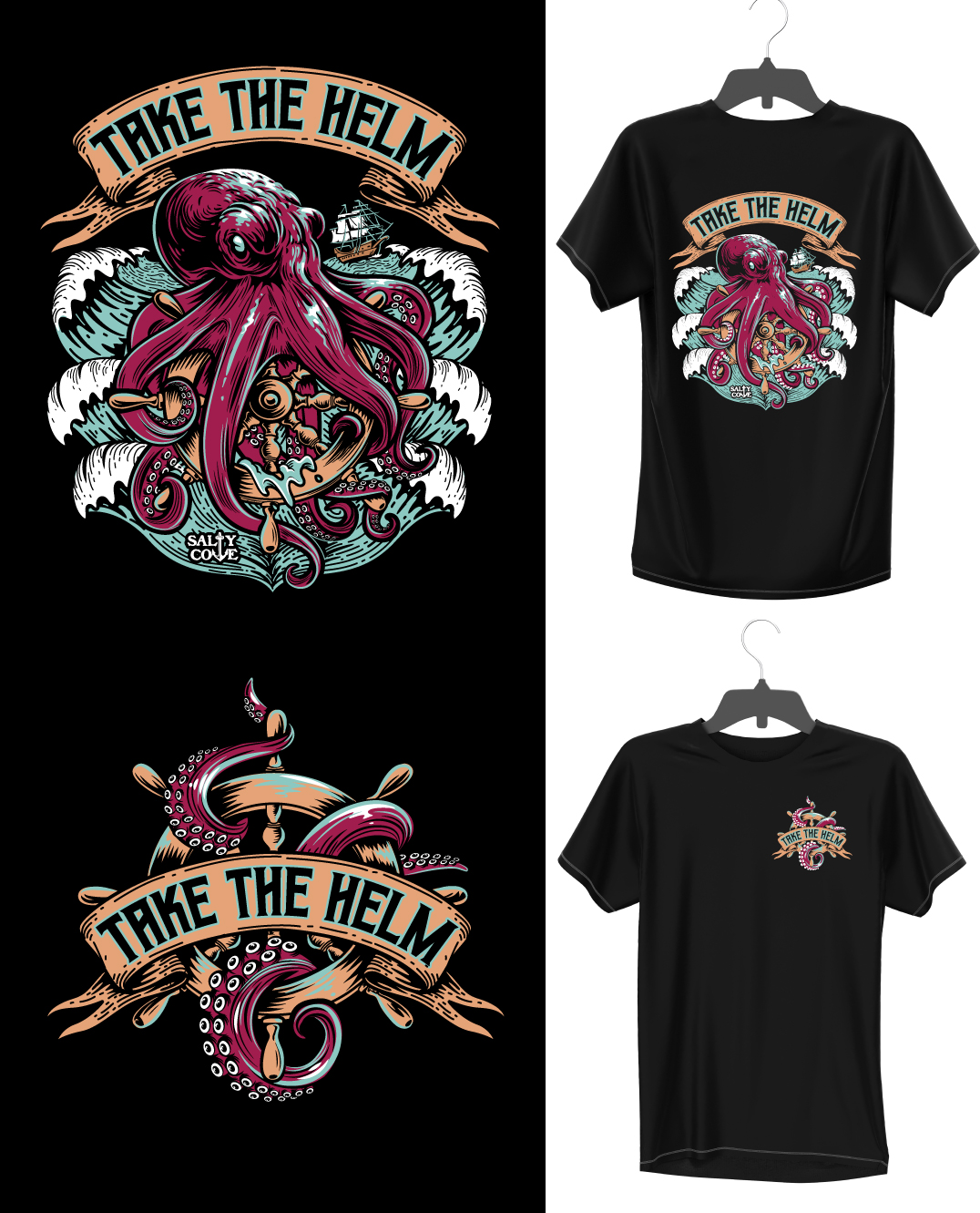 T-shirt Design by ally designs for Salty Cove Customs | Design #32844241