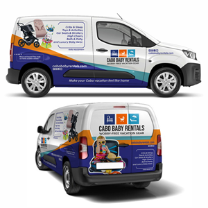 Seeking Creative Design for Cabo Baby Rentals Van Wrap - Showcase Our Brand on the Move!