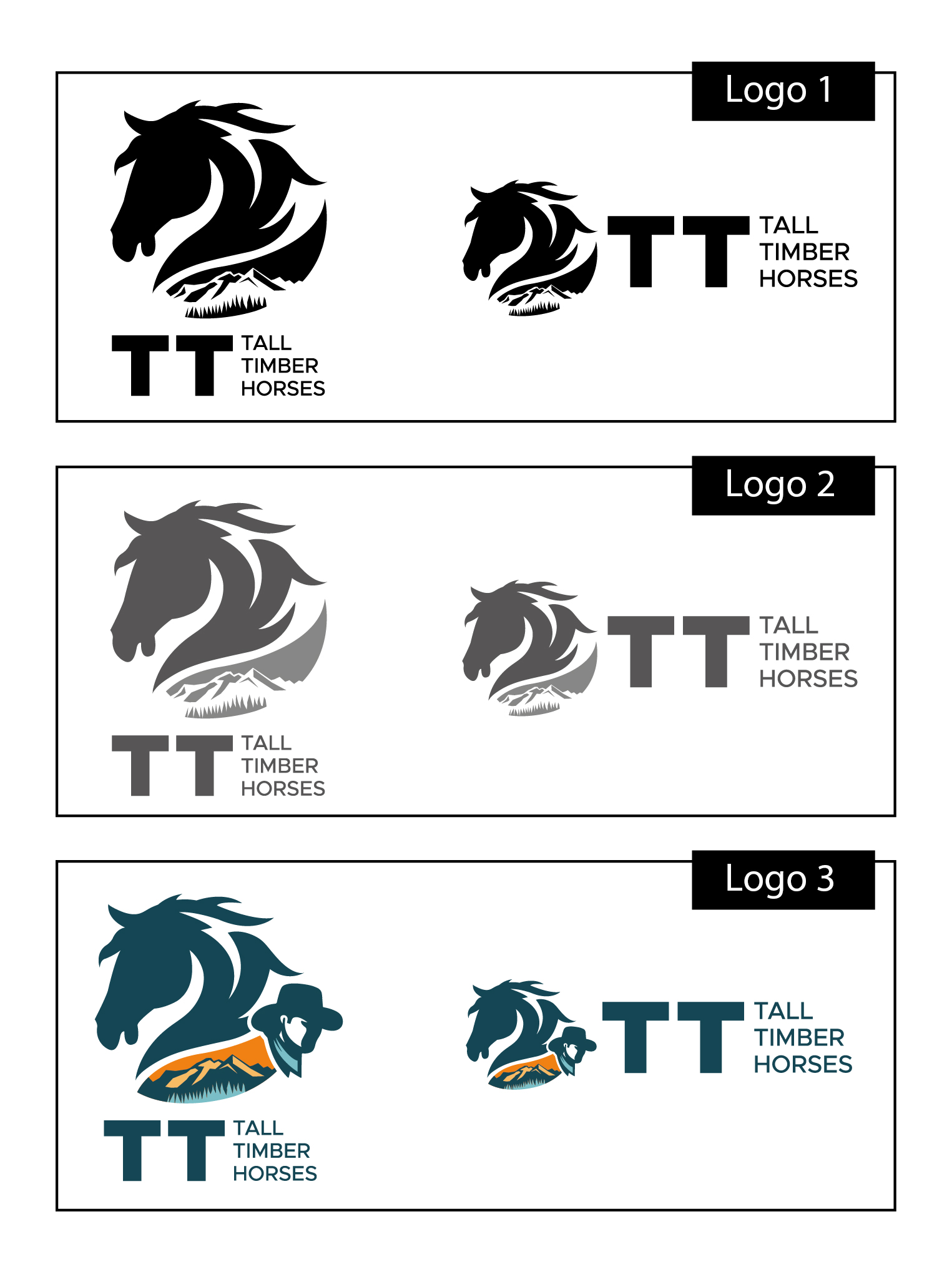 Logo Design by kmudassar for TallTimber Horses | Design #32497583