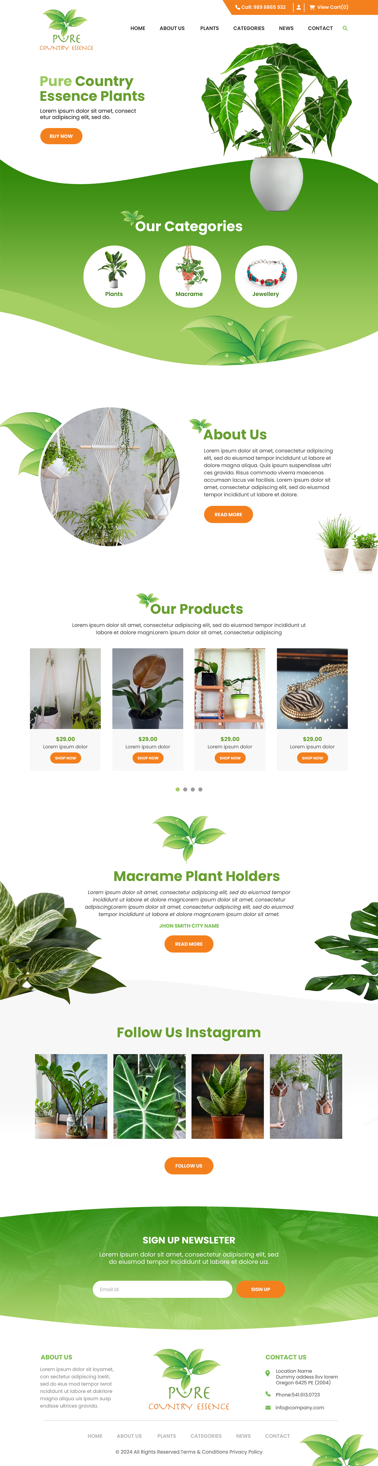 Web Design by MAHABA for Pure Country Essence | Design #32497551