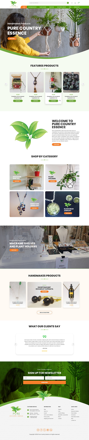 Web Design par pb pour Pure Country Essence | Design : #32500035