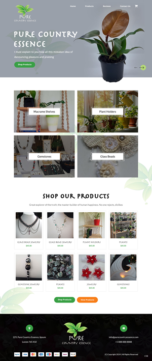 Diseño Web por pb para Pure Country Essence | Diseño: #32500052