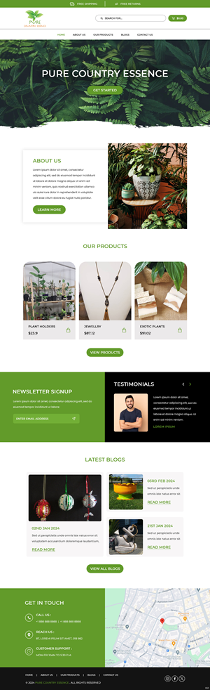 Diseño Web por pb para Pure Country Essence | Diseño: #32500068