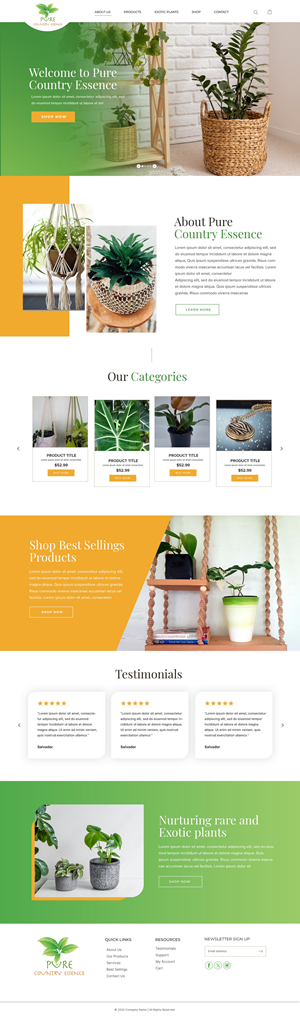 Diseño Web por pb para Pure Country Essence | Diseño: #32519843