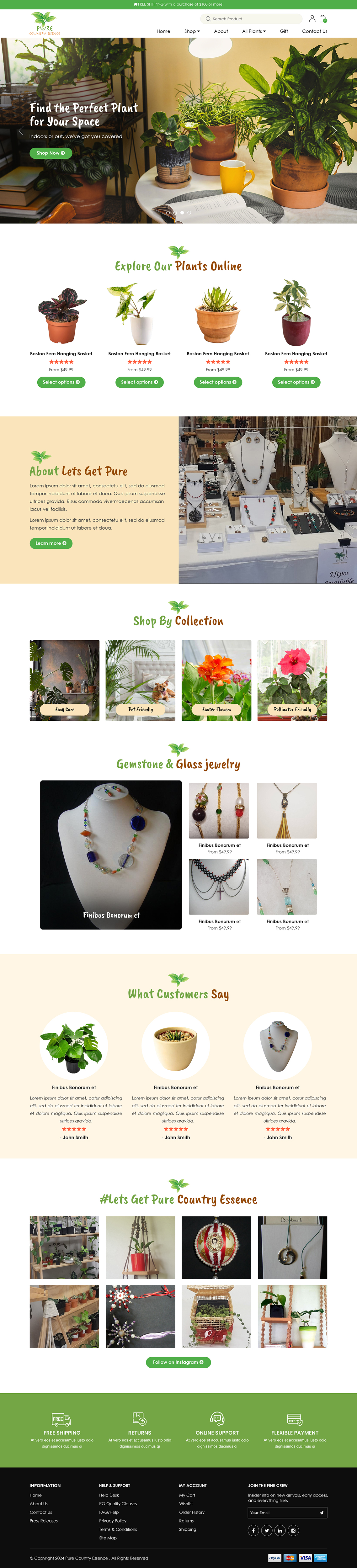 Web Design by Titan Eagle for Pure Country Essence | Design #32493289