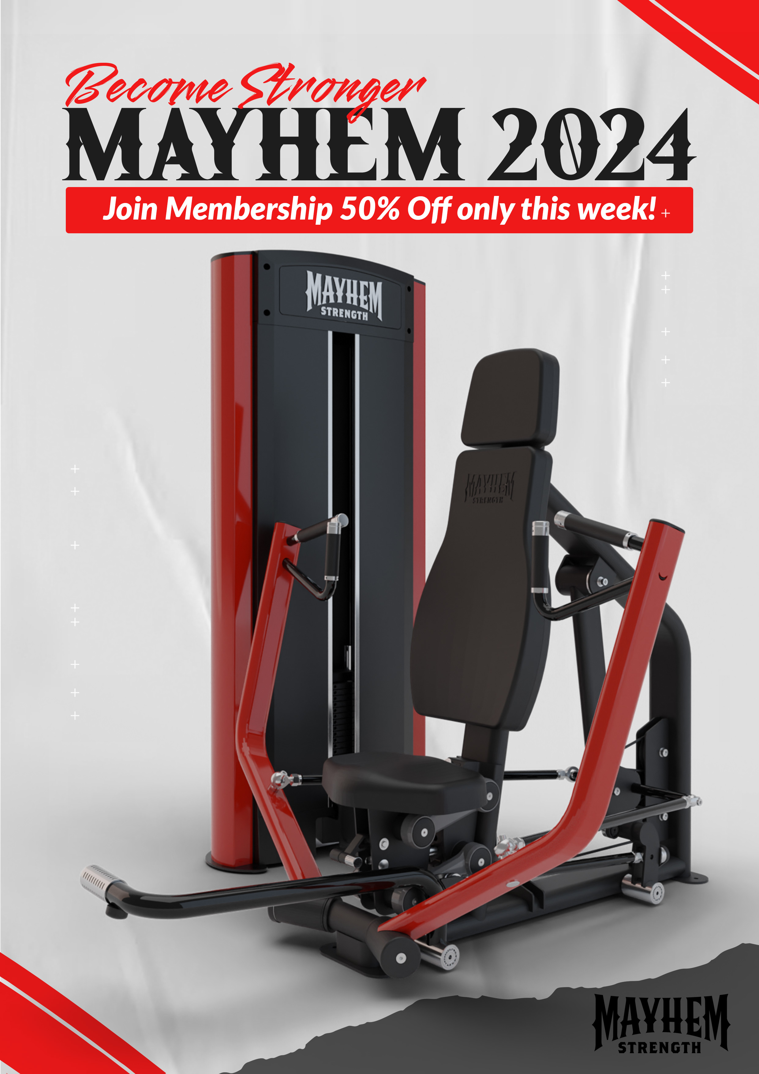 Flyer Design by Gulsher for Mayhem Strength LLC | Design #32526244