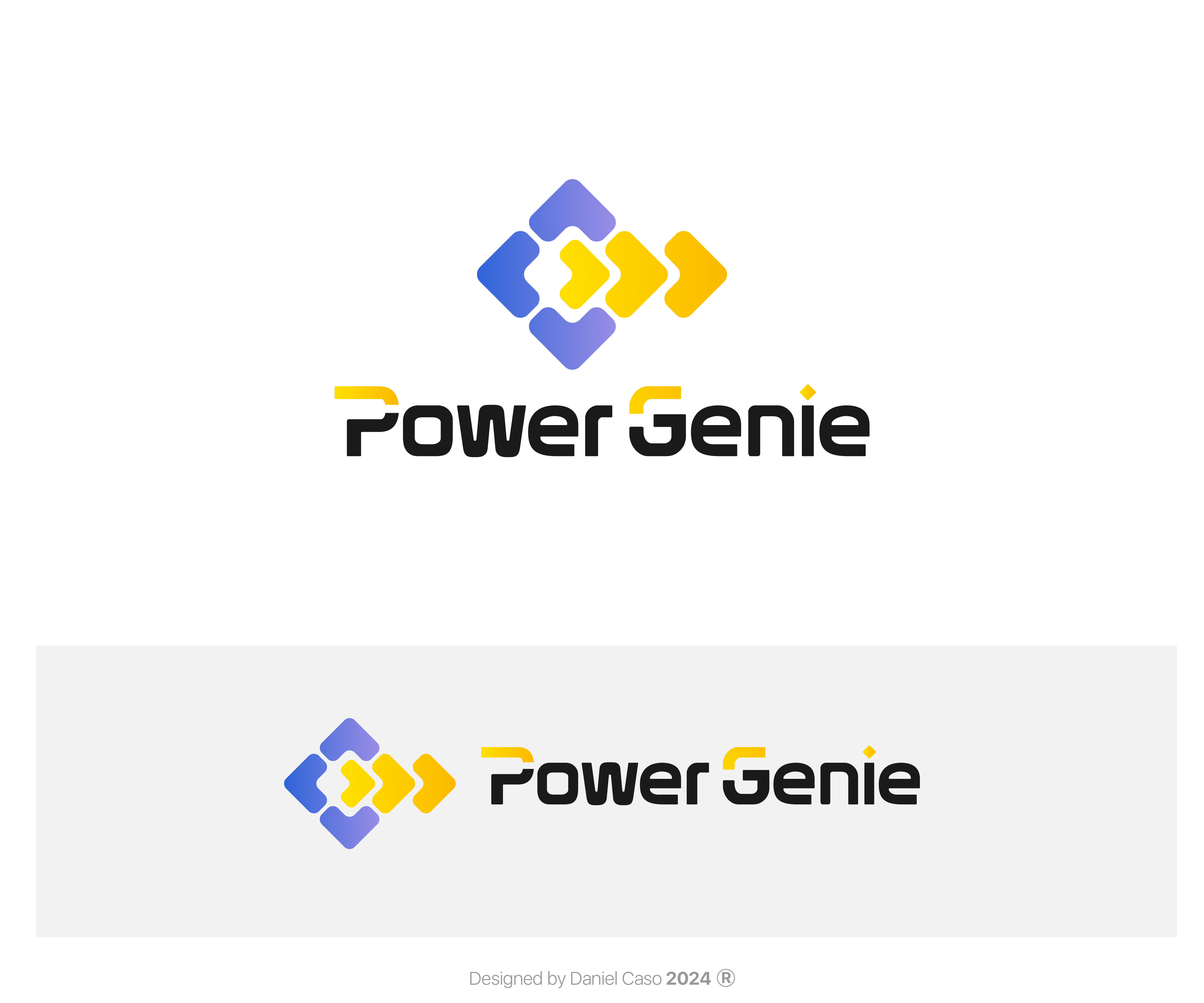 Logo Design by Daniel Caso Design for Powergenie.ai | Design #32501345