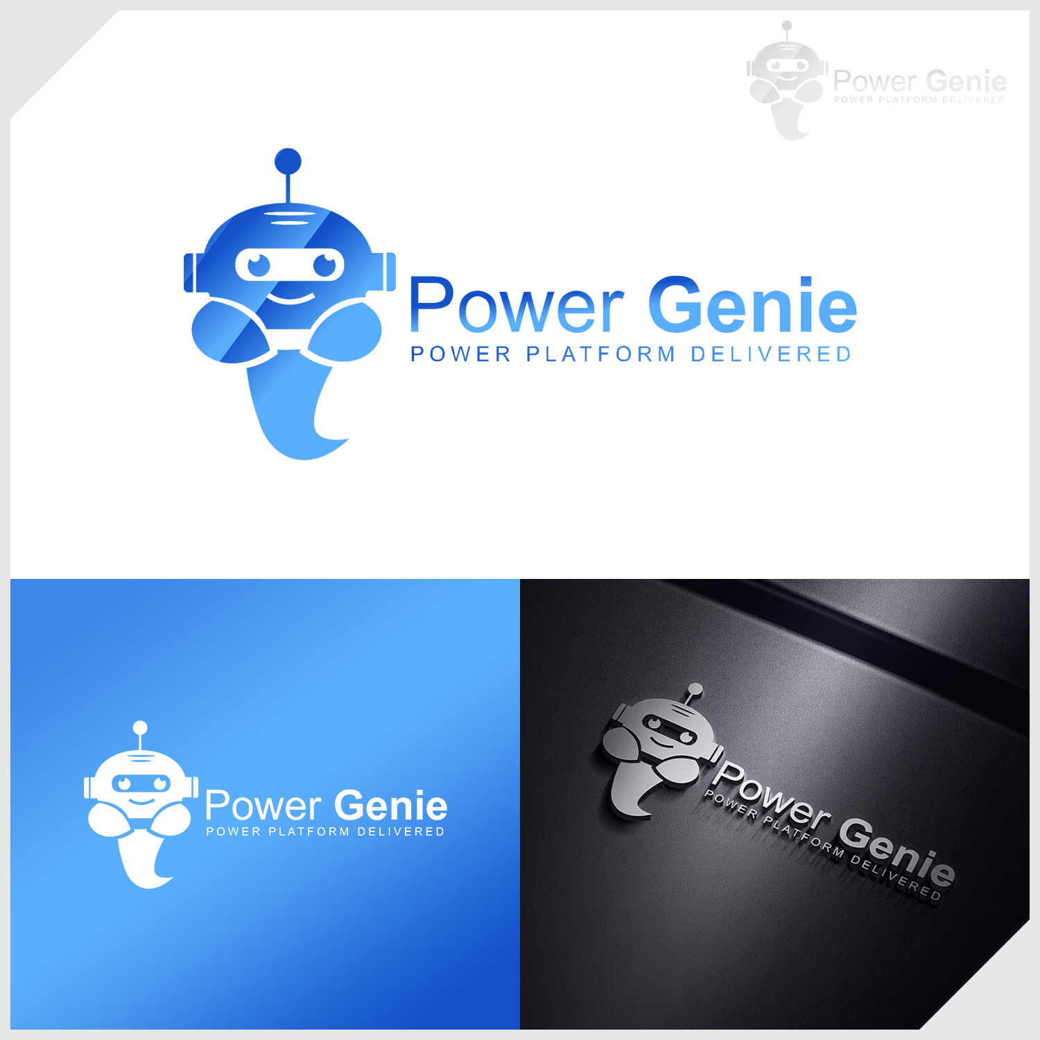 Logo Design by IDesign1606 for Powergenie.ai | Design #32506323