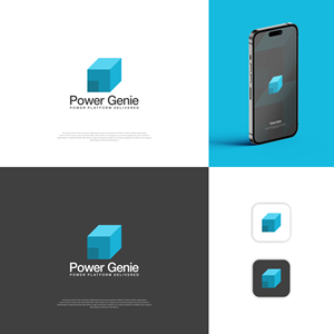 Logo Design by ge.logo for Powergenie.ai | Design: #32495517
