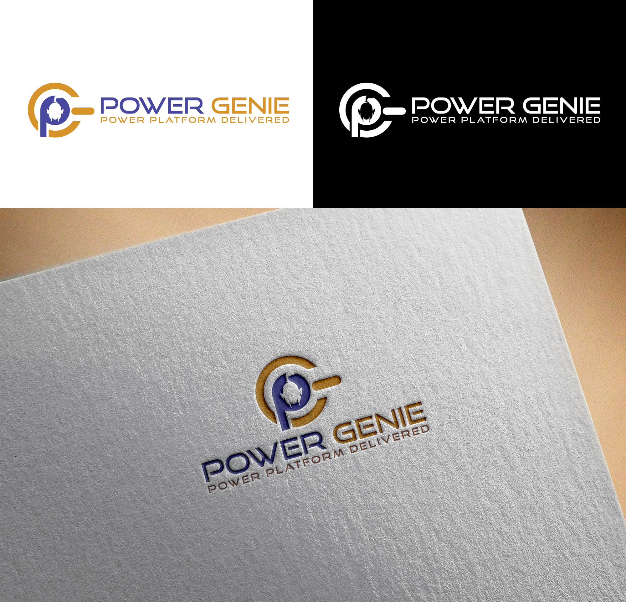 Logo Design by RA-bica for Powergenie.ai | Design #32537074