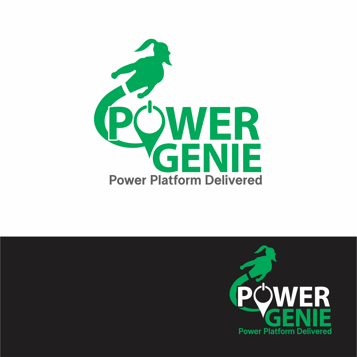 Logo Design by Blueberry for Powergenie.ai | Design #32499282
