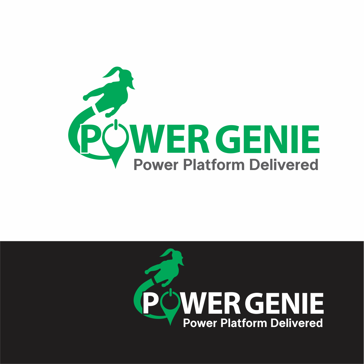 Logo Design by Blueberry for Powergenie.ai | Design #32499318