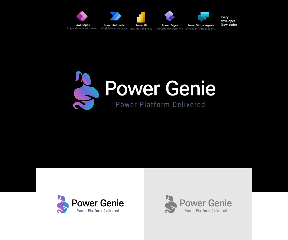 Diseño de Logo por 3dwOrX para Powergenie.ai | Diseño #32513947
