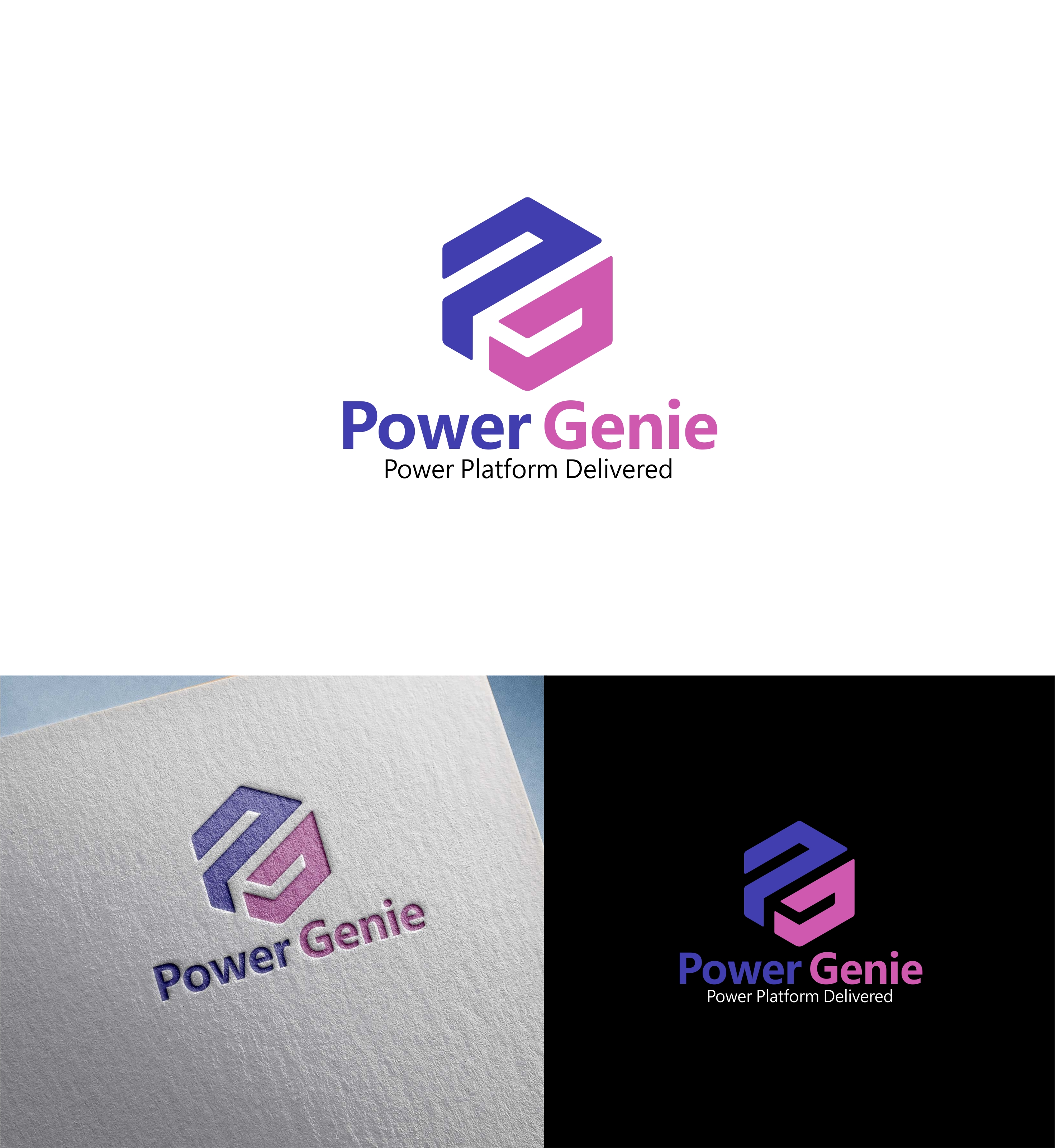 Logo Design by Joenet Jayawarna for Powergenie.ai | Design #32526029