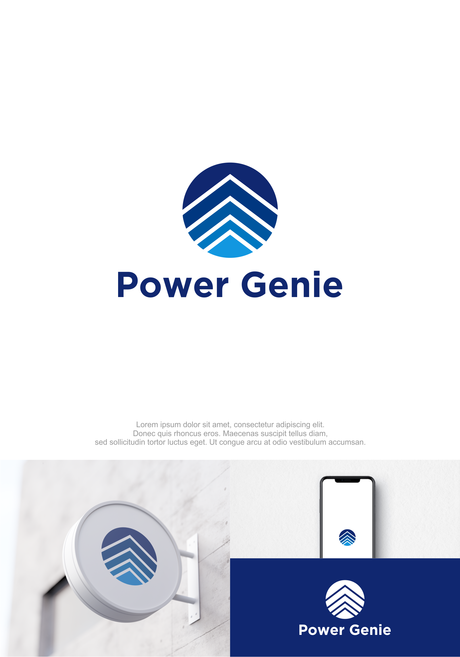 Logo Design by M.Syaiful Huda for Powergenie.ai | Design #32496279