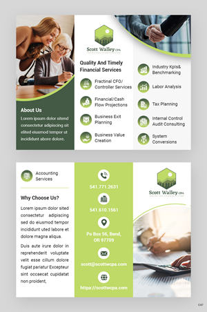 Brochure Design by pb for this project | Design #32575598