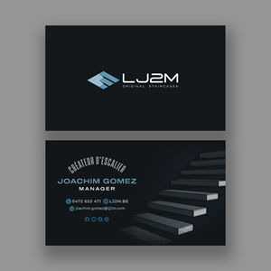 Business Card Design by Andrés Sebastián for LJ2M BETON | Design #32506397