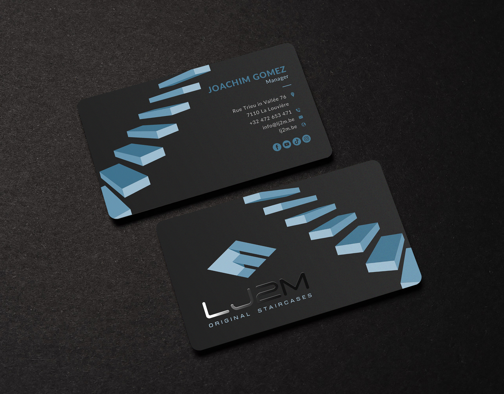 Business Card Design by Sun Moon Graphic Designer for LJ2M BETON | Design #32497443